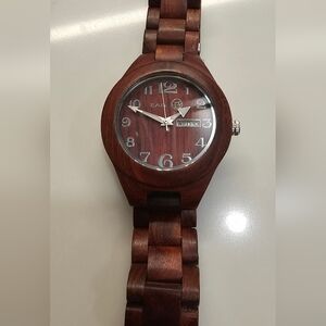 Earth Men's Wooden Watch - Rich Brown
